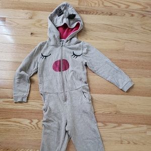 Girl's H&M Deer Pajamas - Size 6-7 years